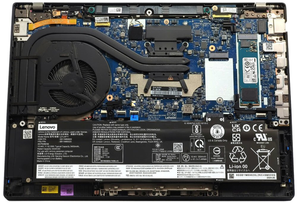 Lenovo ThinkPad T14 iç yapısı